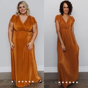 Orange Maxi Dress